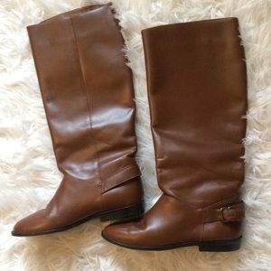 Calico Brown leather boots size 6.5 M